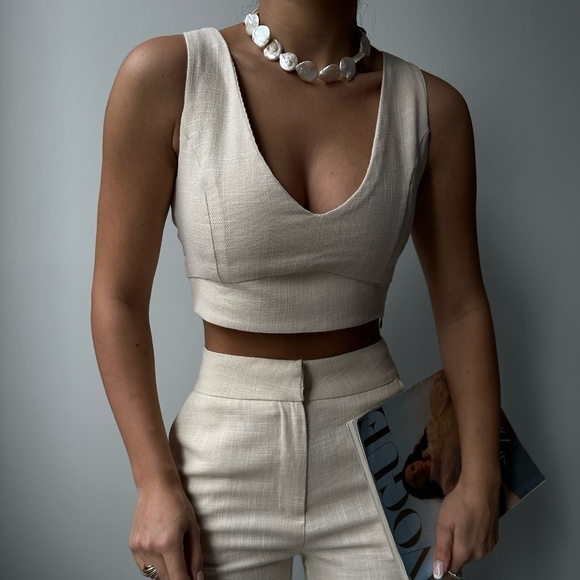 Pants - Two Piece Pants Set